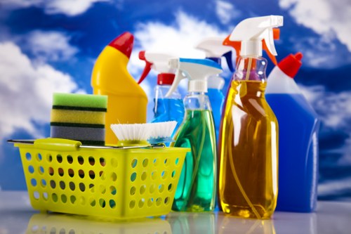 Local cleaning team preparing a Kensington property for new occupants