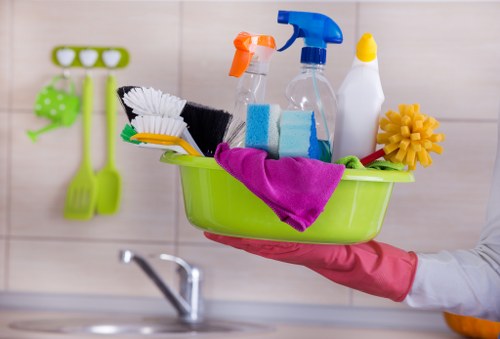 Professional deep clean for bathroom and tiled surfaces in a Kensington property