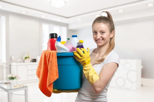 Local cleaners preparing a Kensington home for handover with careful room-by-room cleaning